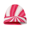 Pink Swirl Candy Print Beanie