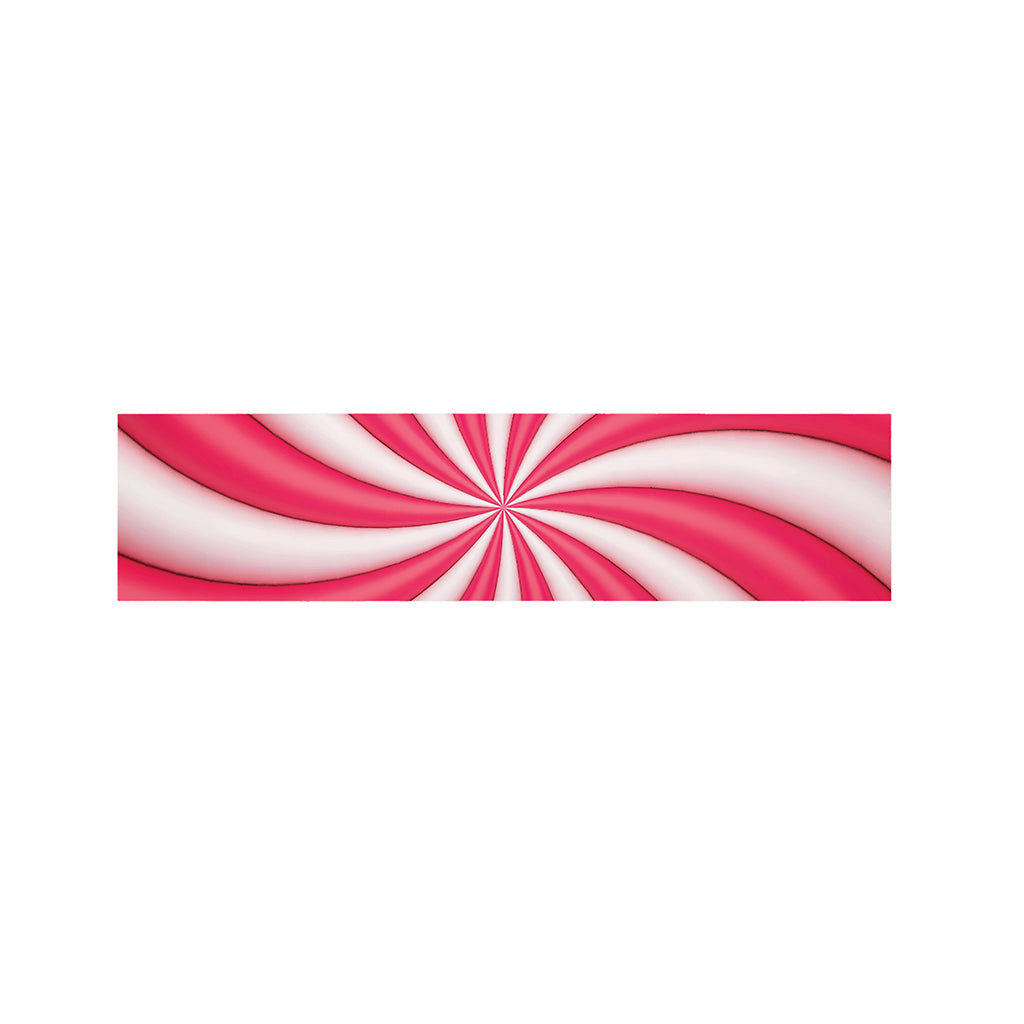 Pink Swirl Candy Print Bed Runner
