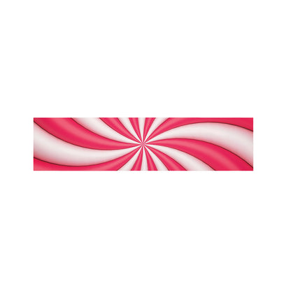 Pink Swirl Candy Print Bed Runner
