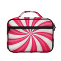 Pink Swirl Candy Print Briefcase Bible Bag