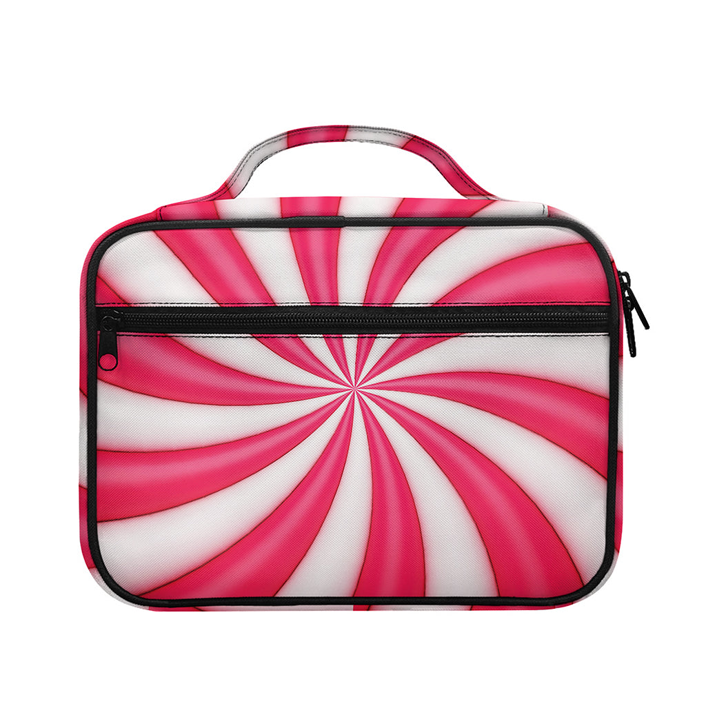Pink Swirl Candy Print Briefcase Bible Bag