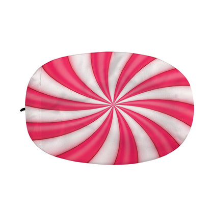 Pink Swirl Candy Print Car Side Mirror Covers