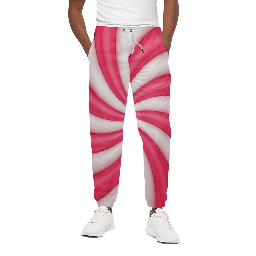 Pink Swirl Candy Print Cotton Pants