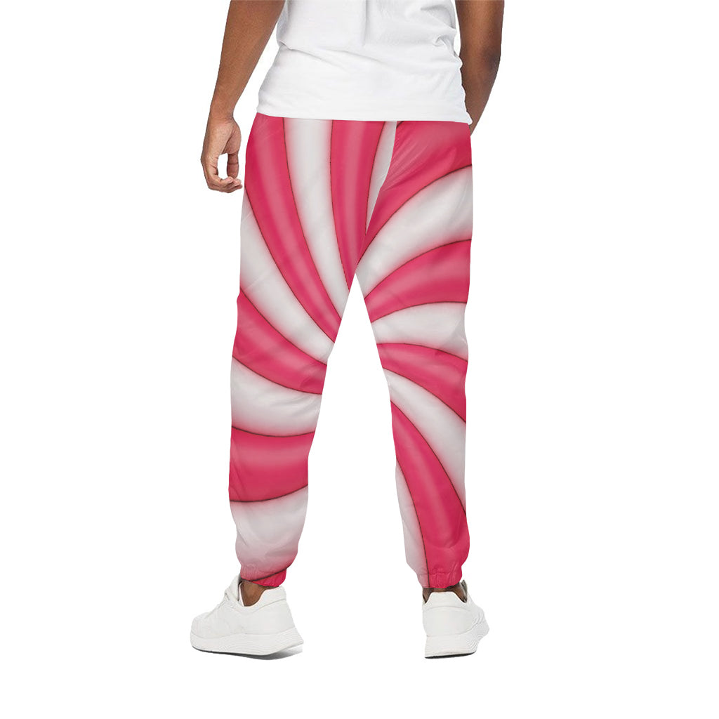 Pink Swirl Candy Print Cotton Pants