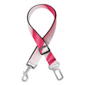 Pink Swirl Candy Print Dog Seat Belt