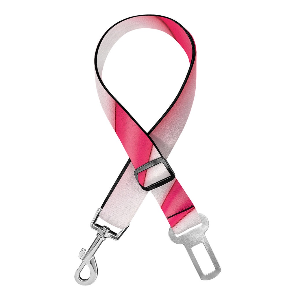Pink Swirl Candy Print Dog Seat Belt