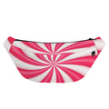 Pink Swirl Candy Print Fanny Pack