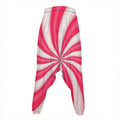 Pink Swirl Candy Print Hammer Pants