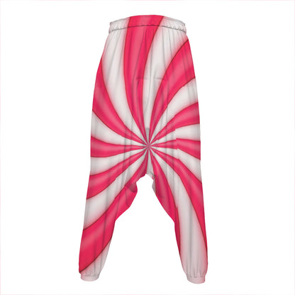 Pink Swirl Candy Print Hammer Pants
