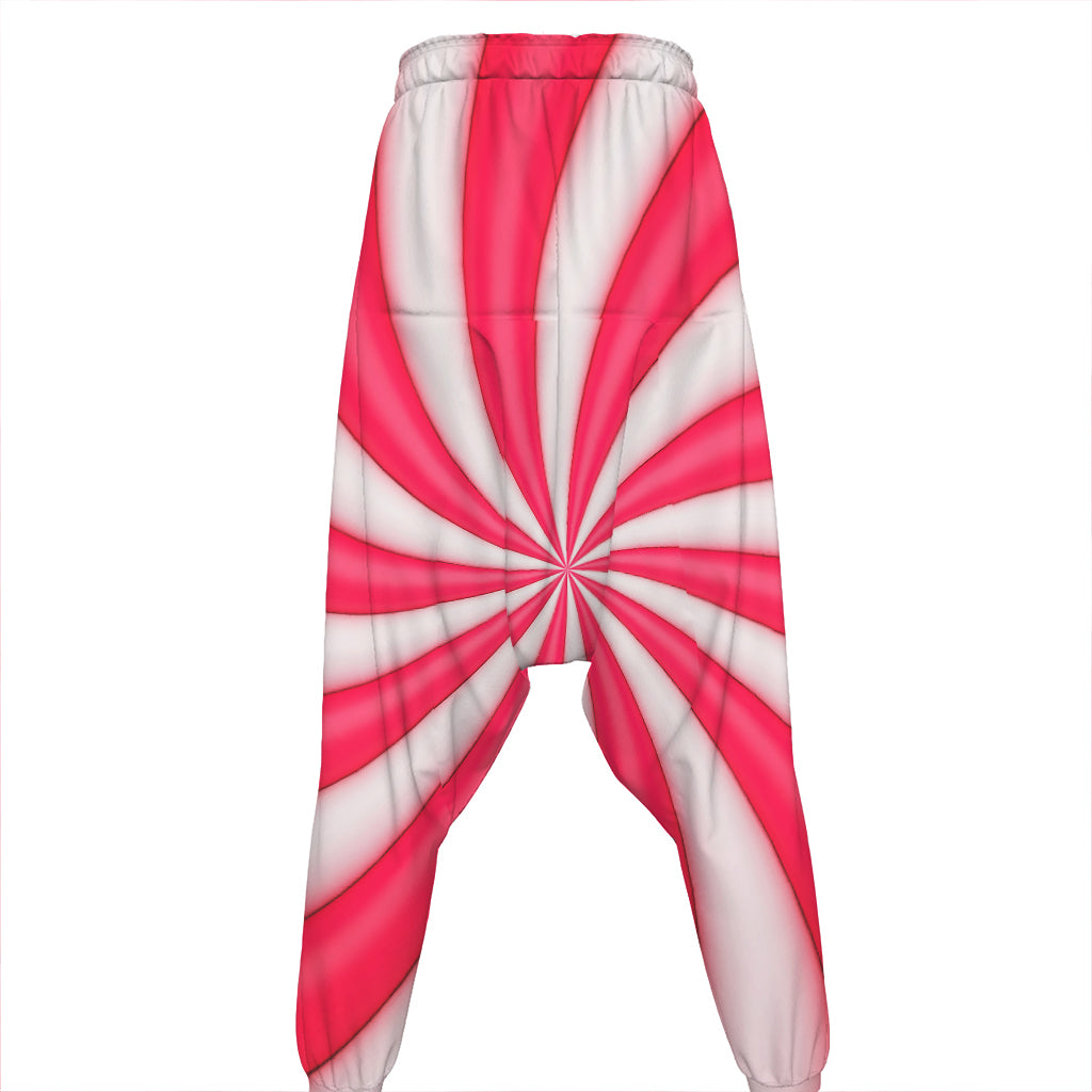 Pink Swirl Candy Print Hammer Pants