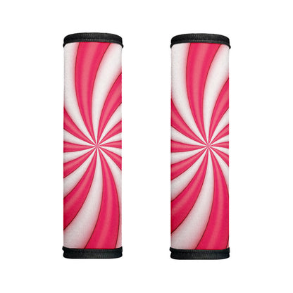 Pink Swirl Candy Print Handle Covers