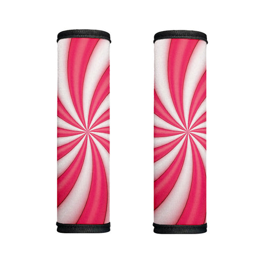 Pink Swirl Candy Print Handle Covers