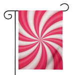 Pink Swirl Candy Print House Flag