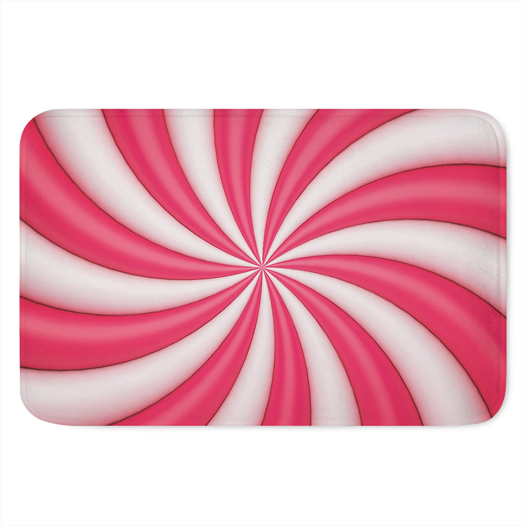 Pink Swirl Candy Print Indoor Door Mat