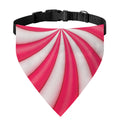 Pink Swirl Candy Print Over The Collar Dog Bandana