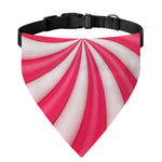 Pink Swirl Candy Print Over The Collar Dog Bandana
