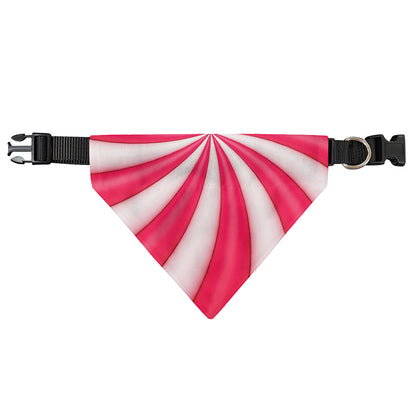 Pink Swirl Candy Print Over The Collar Dog Bandana