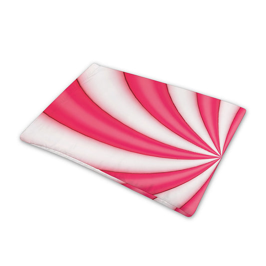 Pink Swirl Candy Print Pet Cooling Mat Cover