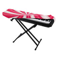 Pink Swirl Candy Print Piano Keyboard Cover