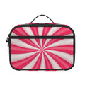 Pink Swirl Candy Print Portable Lunch Bag