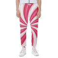 Pink Swirl Candy Print Joggers