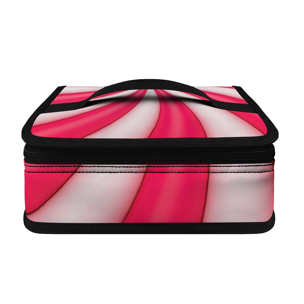 Pink Swirl Candy Print Small Lunch Bag