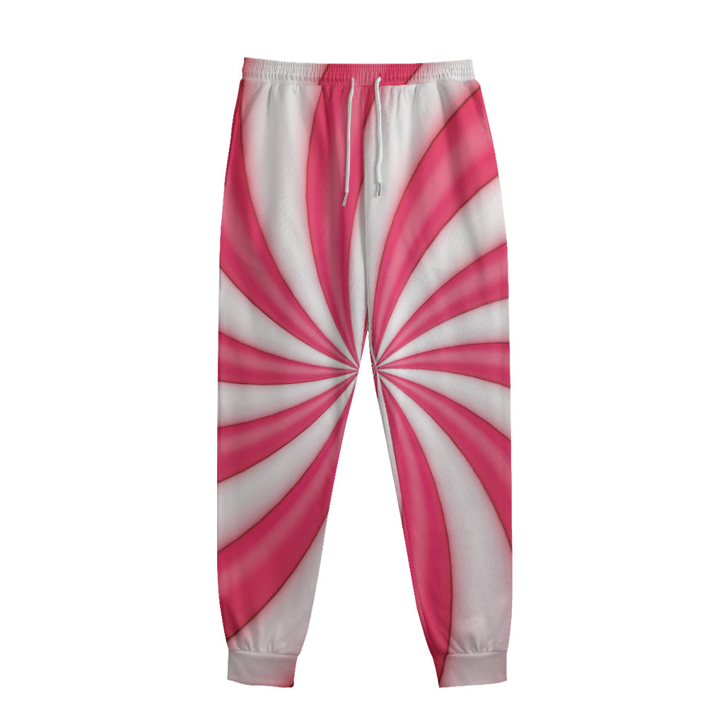 Pink Swirl Candy Print Sweatpants