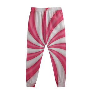 Pink Swirl Candy Print Sweatpants