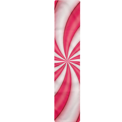 Pink Swirl Candy Print Table Runner
