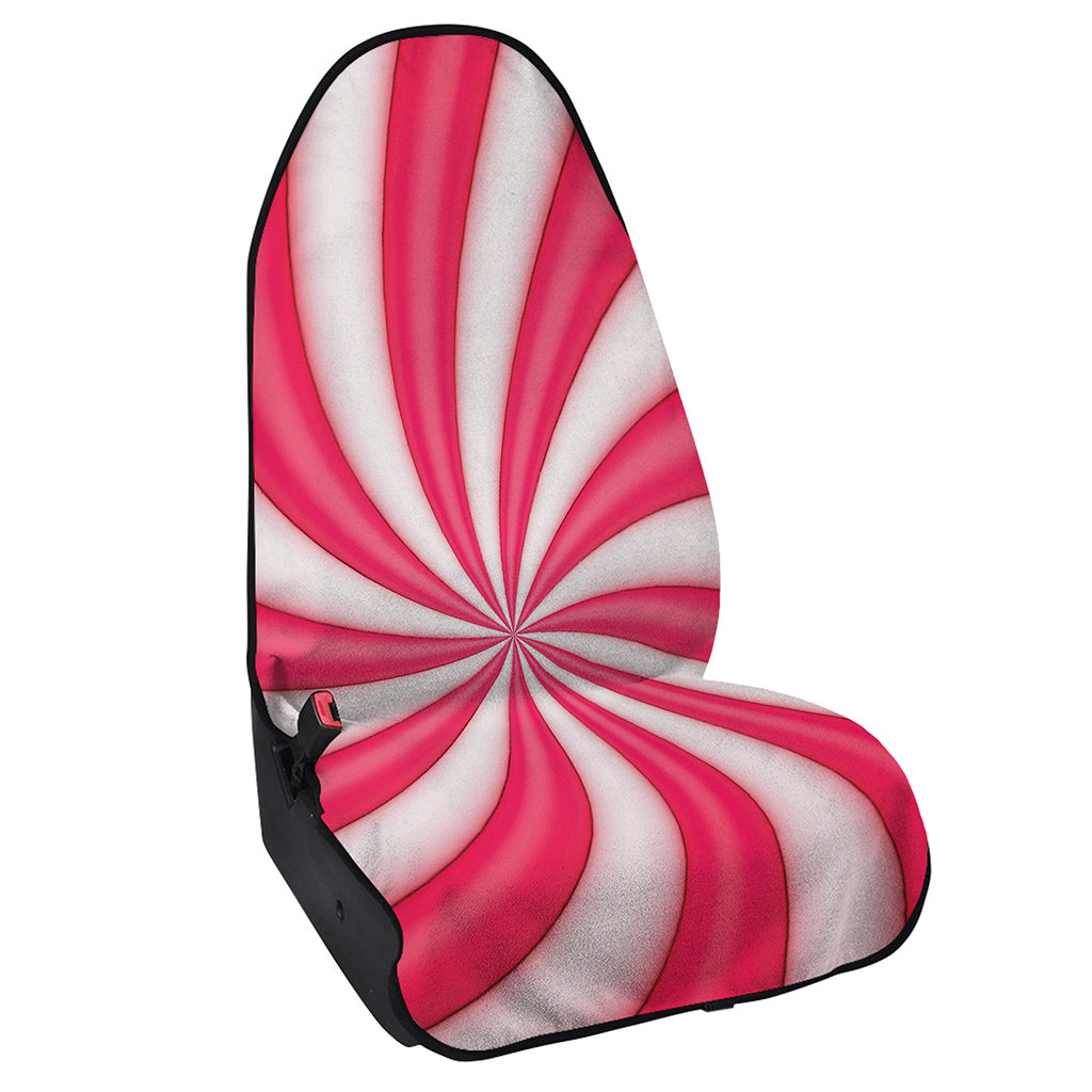 Pink Swirl Candy Print Waterproof Car Seat Cover