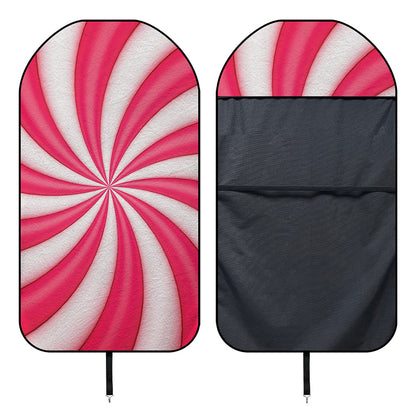 Pink Swirl Candy Print Waterproof Car Seat Cover
