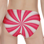 Pink Swirl Candy Print Women's Panties