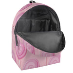 Pink Swirl Lollipop Pattern Print Backpack