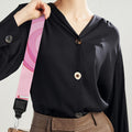 Pink Swirl Lollipop Pattern Print Bag Strap