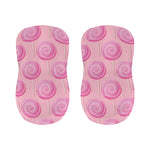 Pink Swirl Lollipop Pattern Print Bar Stool Covers