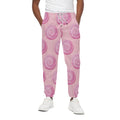 Pink Swirl Lollipop Pattern Print Cotton Sweatpants