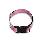 Pink Swirl Lollipop Pattern Print Dog Collar