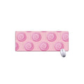 Pink Swirl Lollipop Pattern Print Extended Mouse Pad