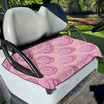 Pink Swirl Lollipop Pattern Print Golf Cart Seat Cover