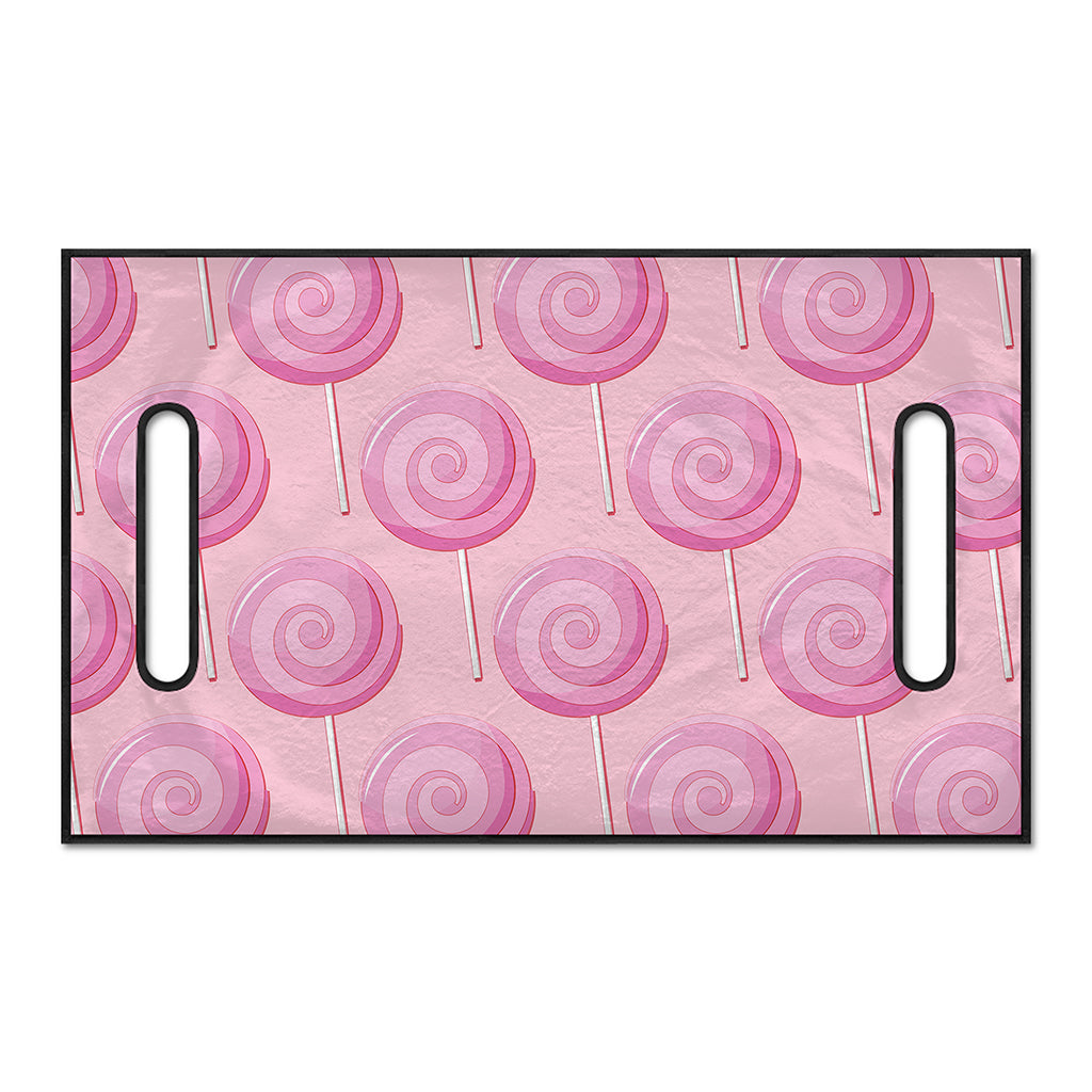 Pink Swirl Lollipop Pattern Print Golf Cart Seat Cover