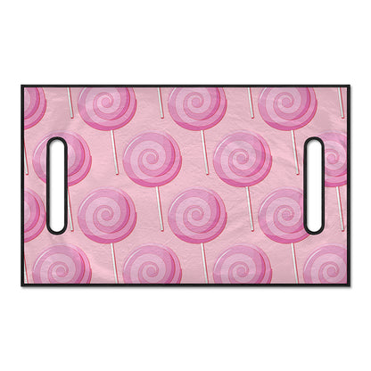 Pink Swirl Lollipop Pattern Print Golf Cart Seat Cover