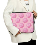 Pink Swirl Lollipop Pattern Print Laptop Sleeve