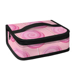 Pink Swirl Lollipop Pattern Print Small Lunch Bag