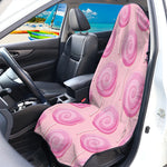 Pink Swirl Lollipop Pattern Print Waterproof Car Seat Cover