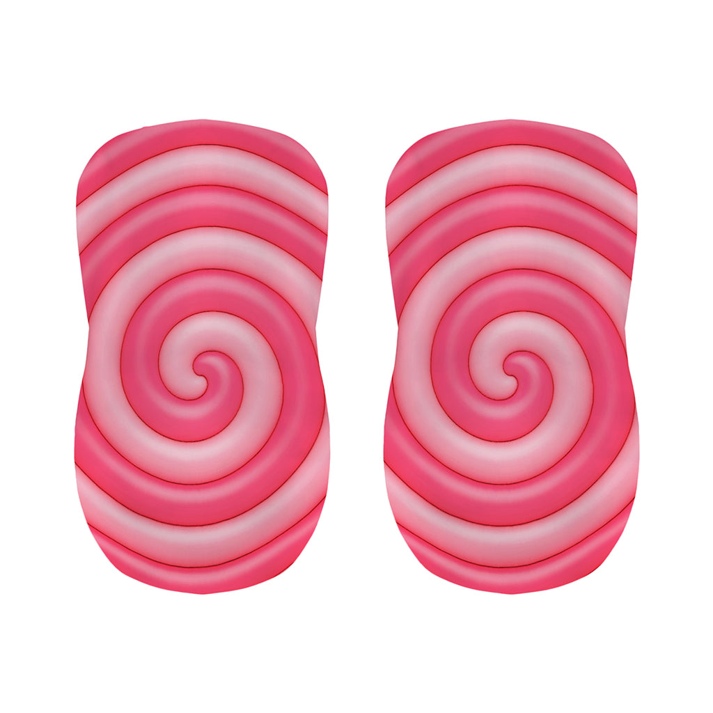 Pink Swirl Lollipop Print Bar Stool Covers