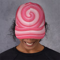 Pink Swirl Lollipop Print Baseball Cap