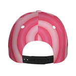 Pink Swirl Lollipop Print Baseball Cap