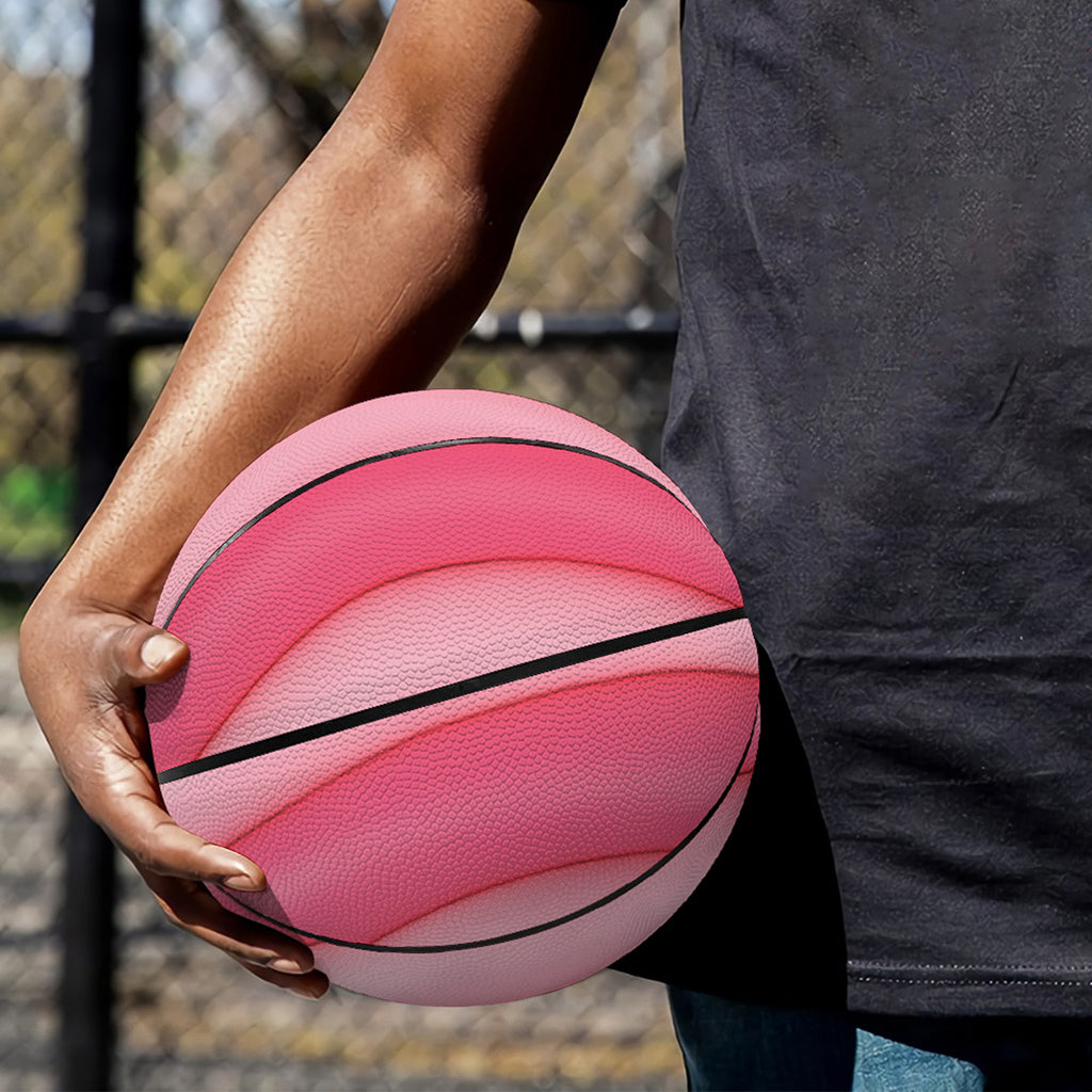 Pink Swirl Lollipop Print Basketball