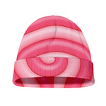 Pink Swirl Lollipop Print Beanie