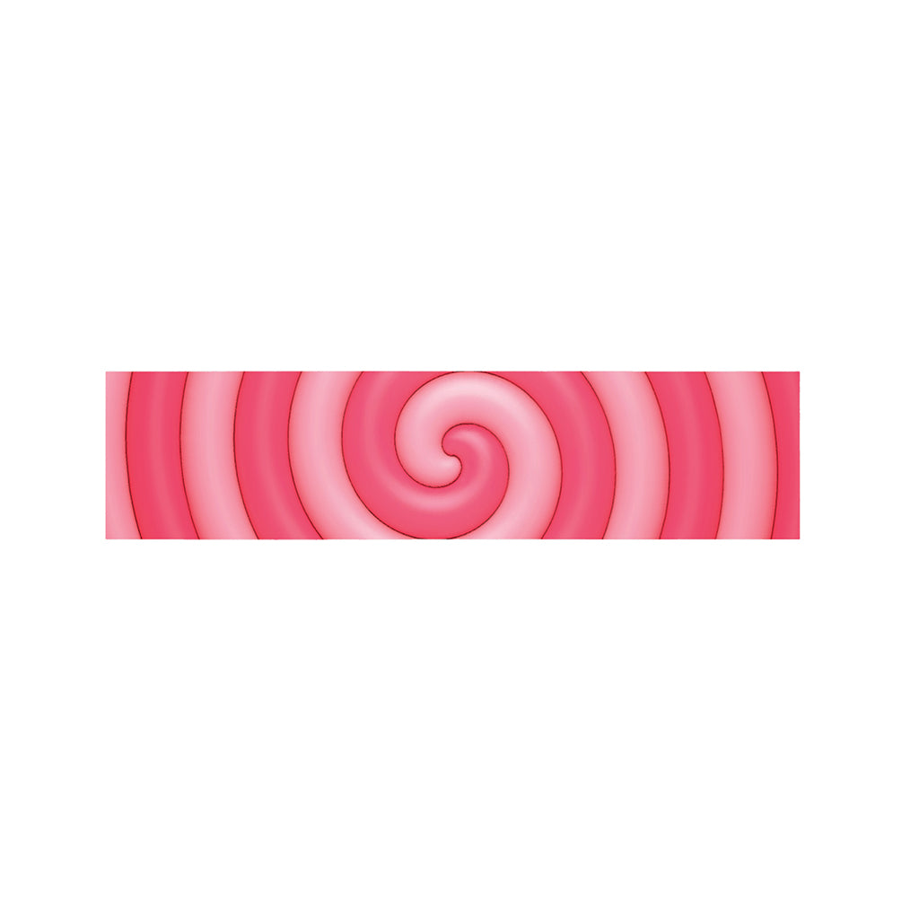 Pink Swirl Lollipop Print Bed Runner